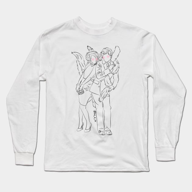 My Girlfriend is Gumiho Long Sleeve T-Shirt by ayshatazin